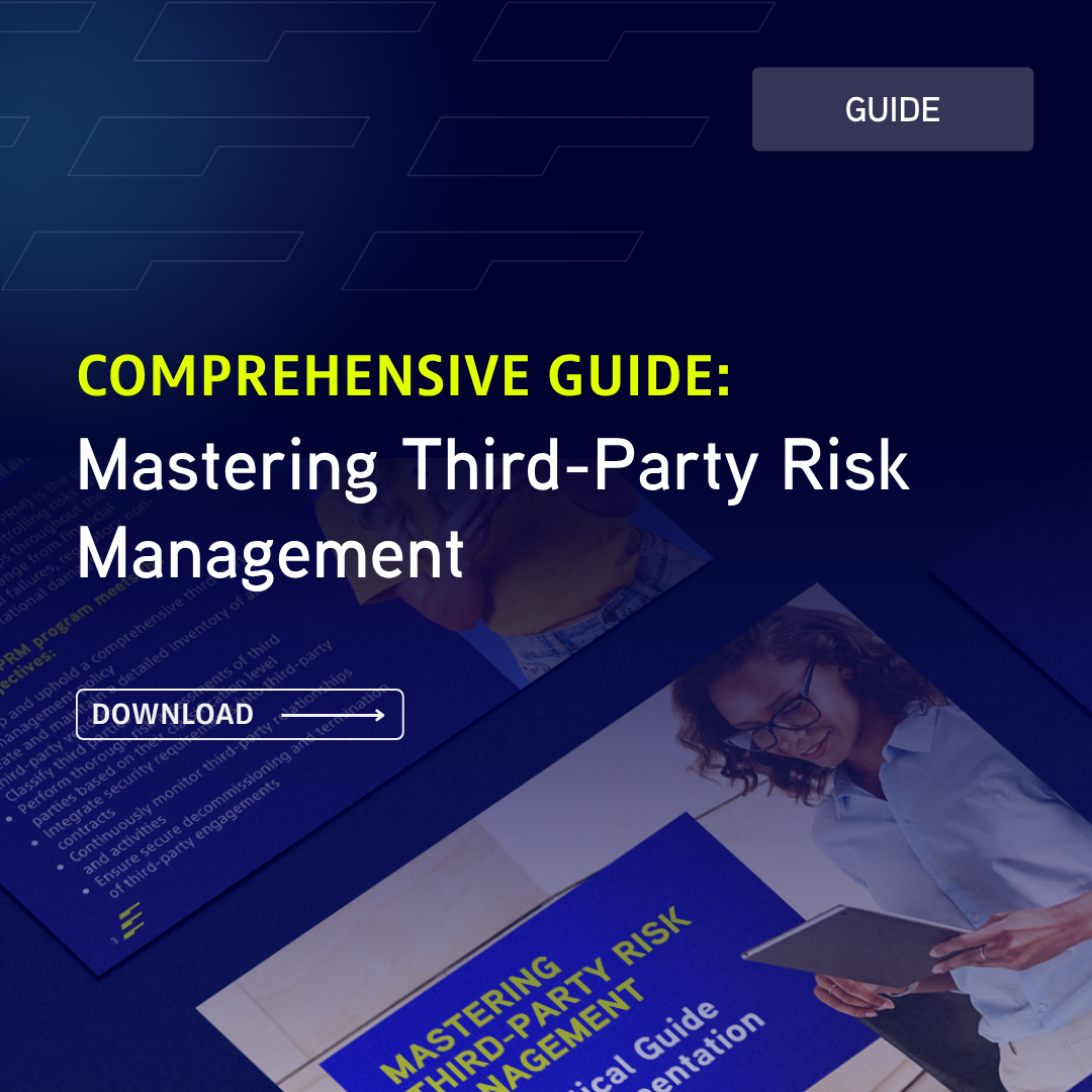 Guide Mastering Third Party Risk Management