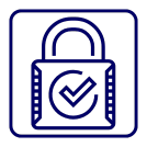 Secure icon square