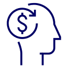 Website people costs icon