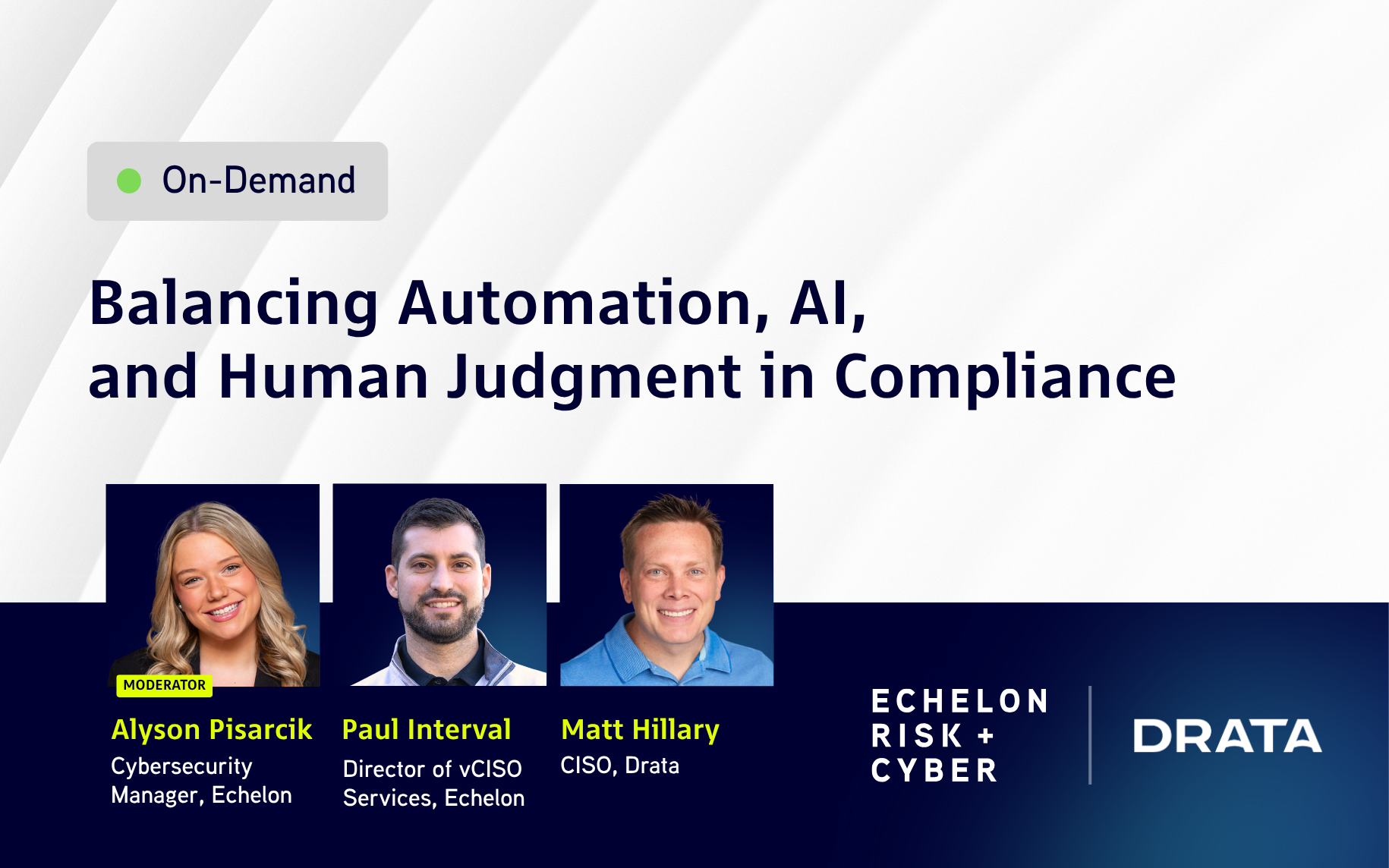 On-Demand Roundtable: Balancing Automation, AI, and Human Judgment in Compliance 
