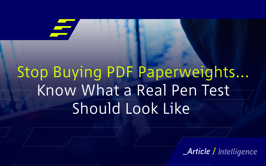 Stop Buying PDF Paperweights: What a Real Pen Test Program Looks Like