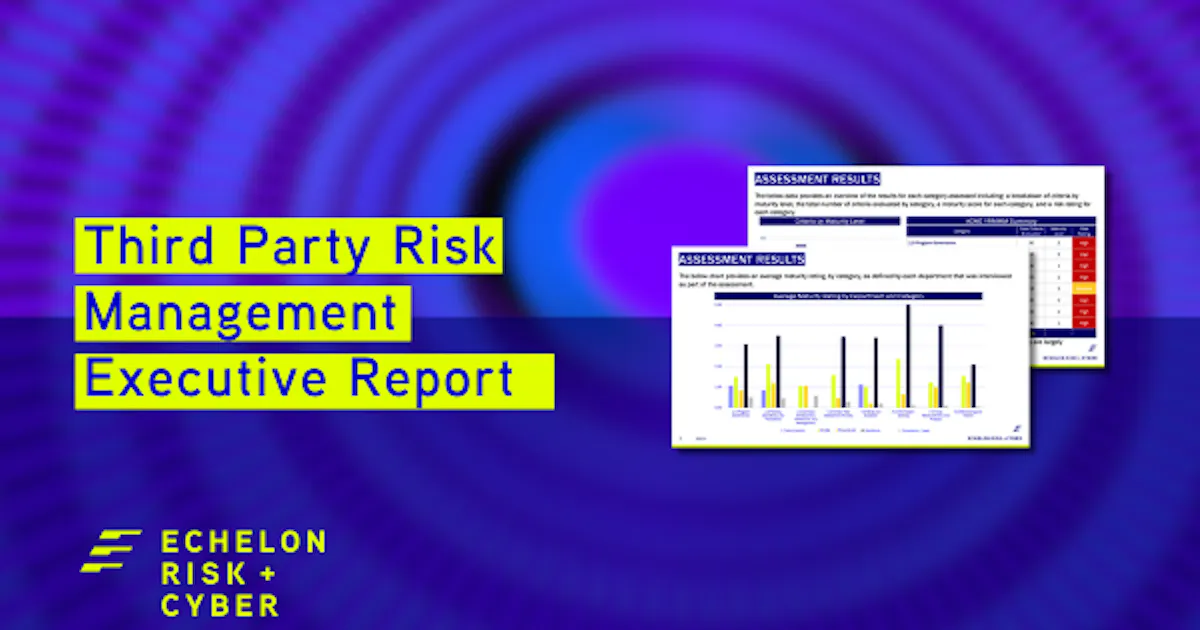 Third Party Risk Management Maturity Assessment for HealthCare ...