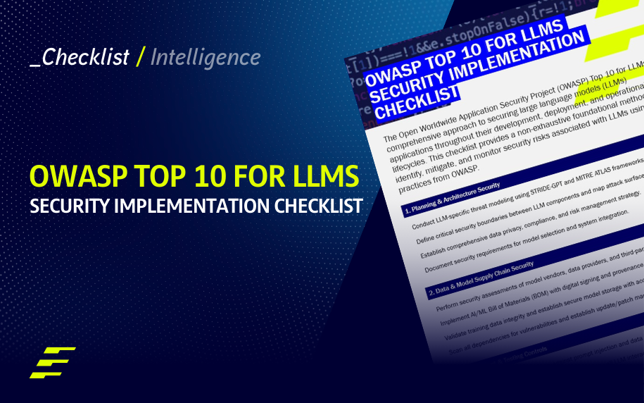 OWASP LLM Security Checklist: Protect Large Language Model Applications (LLM)
